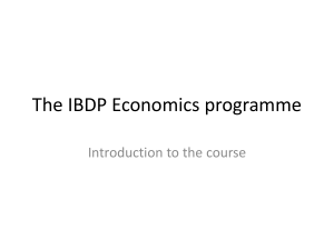 The IBDP Economics programme (2) [Auto-saved]