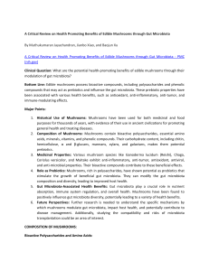 A Critical Review on Health Promoting Benefits of Edible Mushrooms through Gut Microbiota