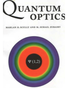 Quantum Optics by Suhail Zubairy