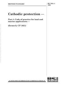 Cathodic protection