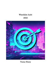 Watchlist août 2023