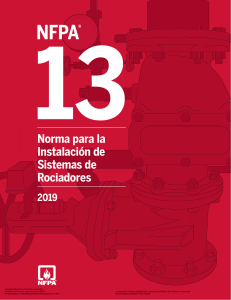NFPA 13 - Norma para la instalacion de sistemas de rociadores (2019 - ES)