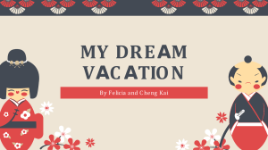 my dream vacation - felicia & ck