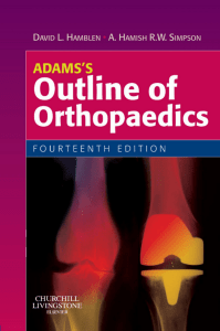 Adam's Outline of Orthopaedics