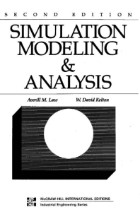 A. M. Law, W. D. Kelton - Simulation Modeling and Analysis 2nd ed - libgen.li