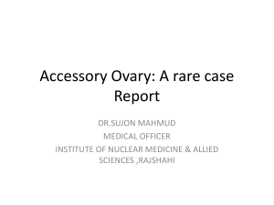 Accessory Ovary CASE REPORT