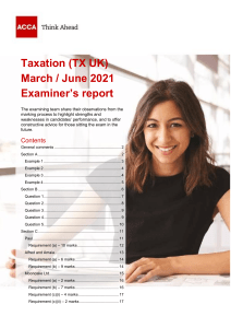 TX UK MJ21 examiner's report