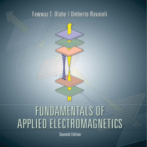 Fundamentals+of+Applied+Electromagnetics+ 7th+Edition+2015 +by+Fawwaz+T.+Ulaby,+Umberto+Ravaioli