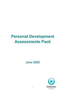 Personal Development Assesments Pack