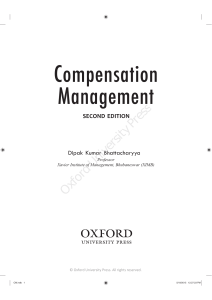 Compensation Management Book