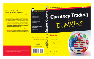 Currency trading for dummies Book