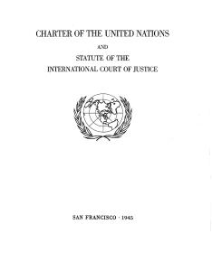 Charter of the UN