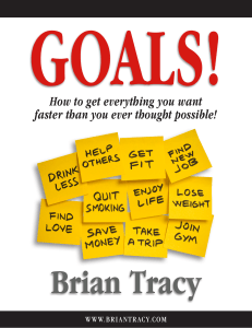 Brian Tracy - Goals
