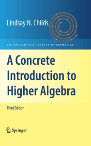  a concrete introduction to higher algebra