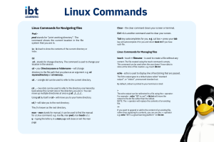 IBT Linux Cheatsheet