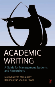 Mathukutty M. Monippally, Badrinarayan Shankar Pawar - Academic Writing  A Guide for Management Students and Researchers (Response Books) (2010)