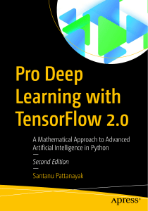 Pro Deep learning with tensorflow 2.0