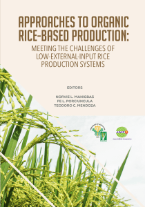 Approaches to Organic Rice-Based Production