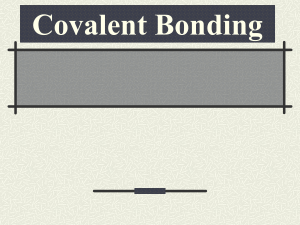 Covalent Bonding-2