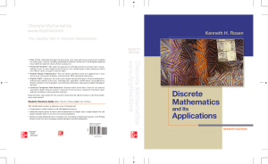 Discrete Mathematics and Its Applications .7th Edition