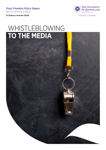 whistleblowing