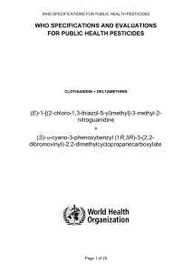 WHOVC-SP Clothianidin+Deltamethrin 2021.1