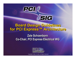 pcie board guidelines