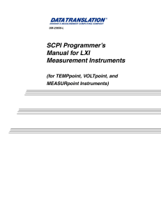 MEASURpoint-SCPI-Programming