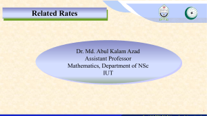 6 Related Rates