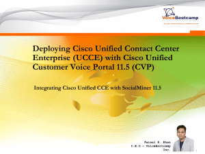 Chapter 26 - Cisco UCCE  Installation and Configurations of Cisco SocialMiner 