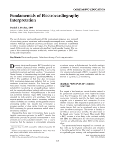 Fundamentals of Electrocardiography Interpretation