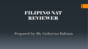 Filipino NAT Reviewer