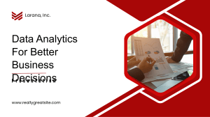 Red And White Modern Data Analytics For Better Business Decisions Presentation (1)