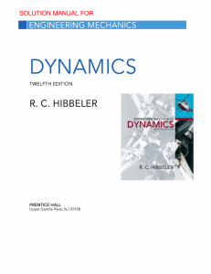 Dynamics 12th.Ed Hibbeler Solutions