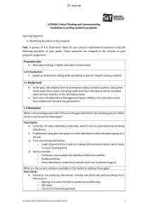 Guidelines to writing proposals LATEST