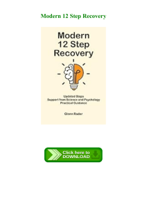Modern 12 Step Recovery 