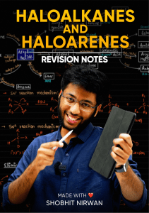 Haloalkanes and Haloarenes Shobhit Nirwan