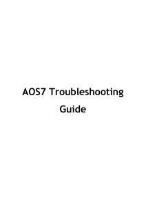 AOS7 Troubleshooting Guide