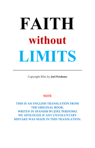 FAITH WITHOUT LIMITS- OFICIAL - JOEL PERDOMO