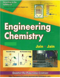 Engineering Chemistry Jain n Jain book