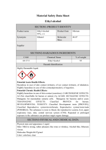 material safety data sheet