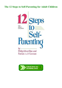 (PDF) The 12 Steps to Self-Parenting for Adult Children 
