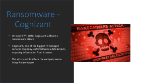 Applied Project - Ransomware