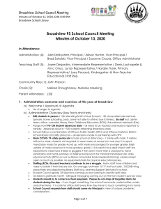 BPS SC Meeting Minutes Oct 13 2020
