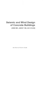 SEISMIC & WIND DESIGN OF CONCRETE BUILDINGS