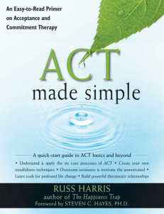 ACT Made Simple Dr. Russ Harris preface