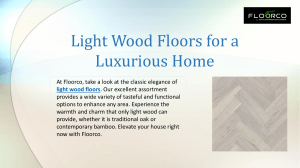 Light Wood Floors for a Luxurious Home