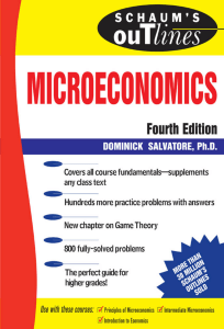 Schaum's Outline Microeconomics