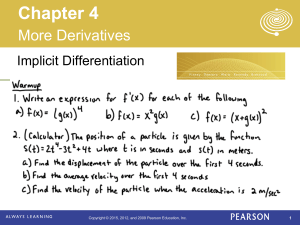 implicit differentiation (1)