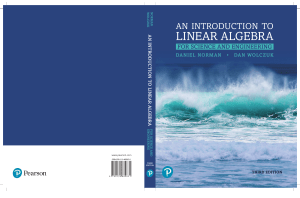 Daniel Norman (Author) Dan Wolczuk (Author) - Introduction to Linear Algebra for Science and Engineering (3rd Edition) (2019, Pearson Canada)